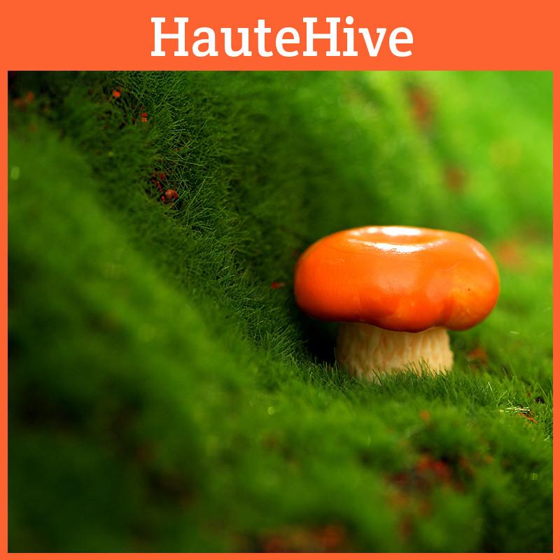 Realistyczny żywiczny klaster grzybów miniaturowa sztuka dekoracyjna na prezenty DIY