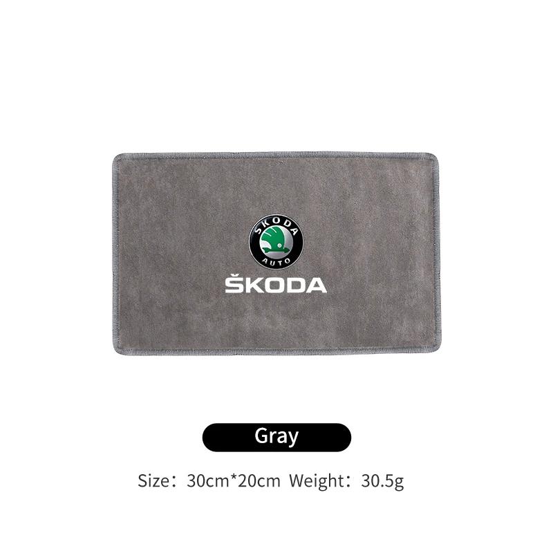 

Car Sticker 2025 New Car Wash Towel Soft Cleaning Rag Cloth Auto Cleaner Tools For Skoda Octavia Superb Rapid Kodiaq Karoq Fabia серый