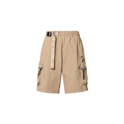 Pantalones cortos Tech Pack con logo bordado, cintura elástica y bolsillos laterales para hombre, caqui DQ4281-247