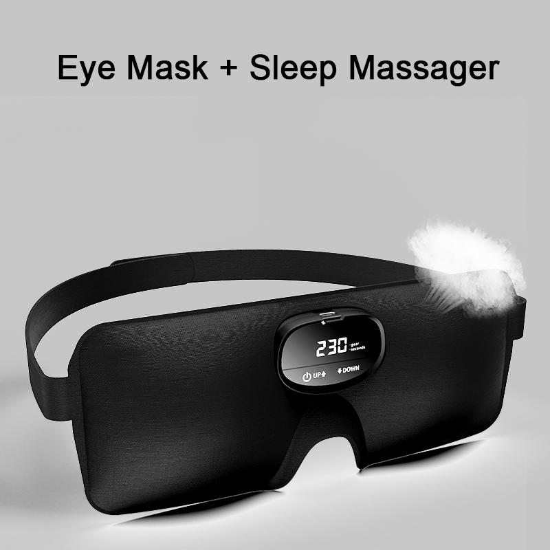 💰Koop Electric Sleep Eye Mask EMS Massager Relieve Puffiness Dark