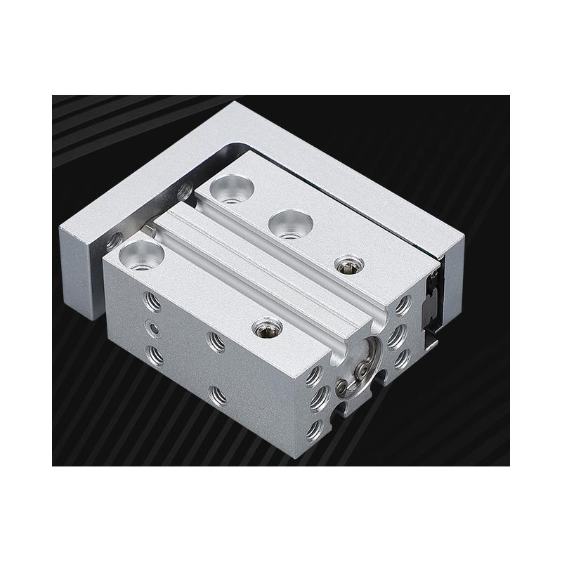 MXH6 MXH10 MXH16 MXH20 Rail Cylinder  Precision Pneumatic Air Linear Side Rail Guide Rod Cylinder