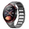 Seamless Stainless Steel Strap  Huawei Watch 4 Pro Luxury Business Strap  Quick-release Interface Chain-type Magnetic Adhesive Strap