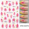 Nail Art Stickers Ins Red Lip Cherry Strawberry Y2K Sweet Cool Style Bow Digital Adhesive Nail Stickers
