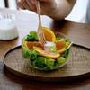 350/600ml Salad Bowl Heat-Resistant Serving Bowl Food Container Glass Mixing Bowl  Vegetable