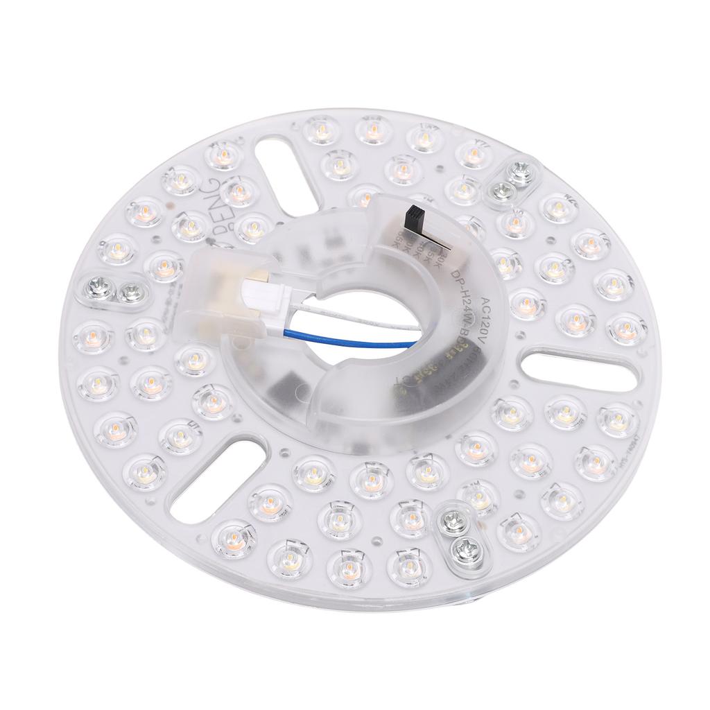 5.3 Inch LED Retrofit Light Panel 24W Aluminum Dimmable 5CCT Magnetic LED Ceiling Fan Light Board for Replacement