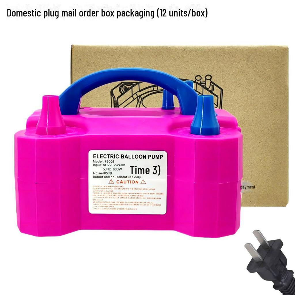 Electric Balloon Pump for Party Decorations, Festivals, and Events