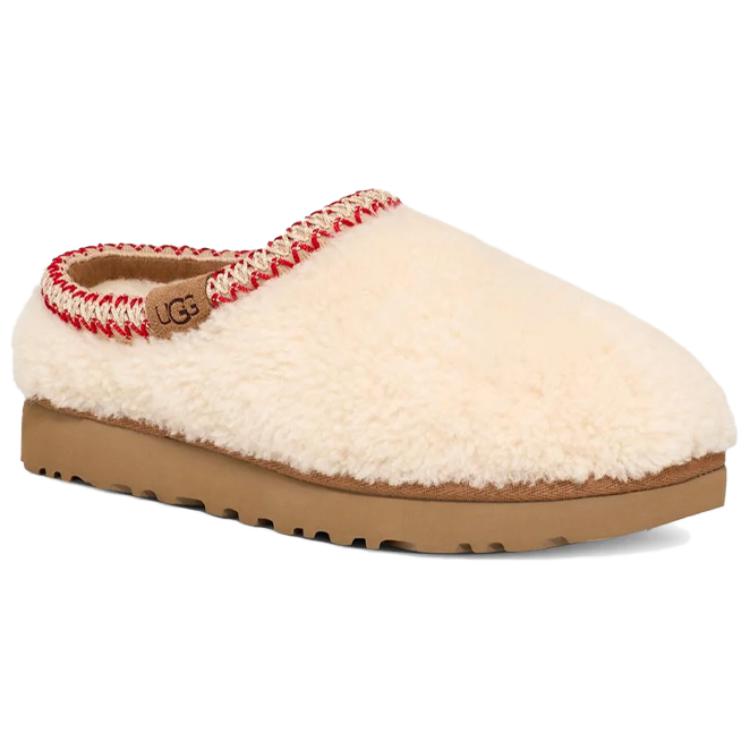 UGG Ciabatta Tasman Maxi Curly - Naturale Scarpe da Ginnastica da Donna Bianche 1158356-NAT