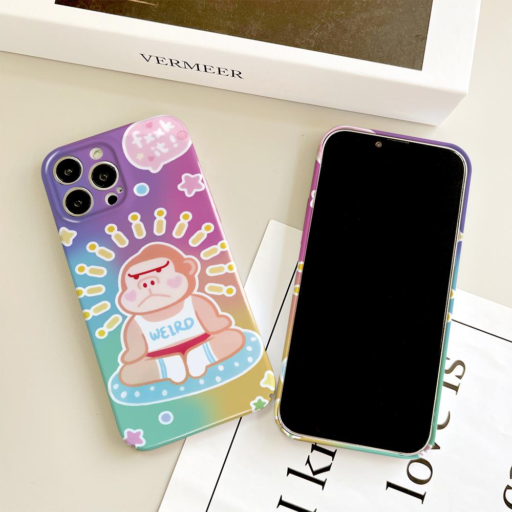 Komplexní filmový kryt na telefon s kresleným módním designem, tvrdý plášť s plným krytem a ochranným pouzdrem pro iPhone, Samsung, Xiaomi, Poco, Redmi, Huawei, Honor