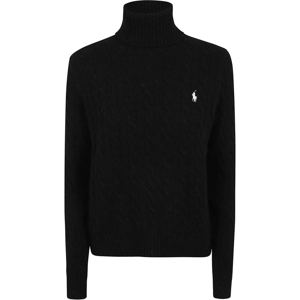 Polo Ralph Lauren Solid Color Turtleneck Long Sleeve Sweater Men Sweater Black 211888686-001