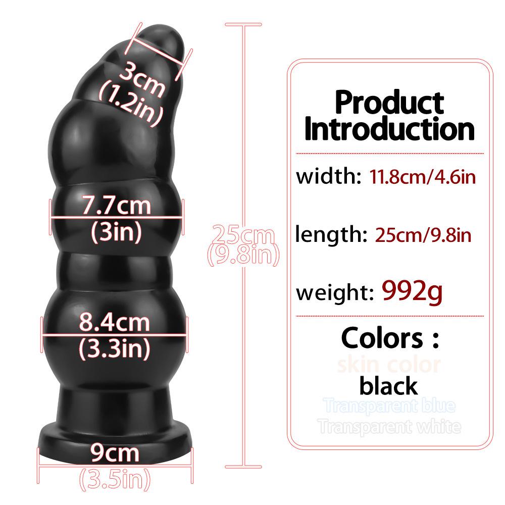 Extra-Large Anal Dilator: 9-Model Collection for Gay Fisting, Thickened PVC