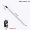 Extra Long 100mm Rotary Rasp File Carving Grinder Abrasive Tools Carbide Burr Alloy Bits Milling Cutter Drill For Metal Wook