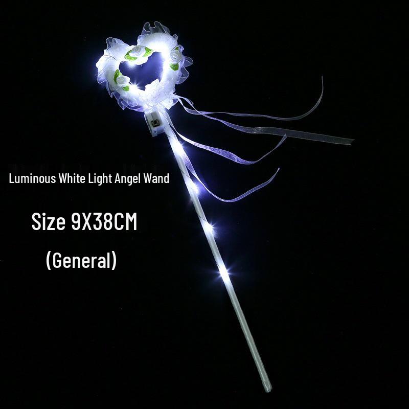 Glowing Fairy Angel Wings & Magic Wand Set for Girls Luminous
