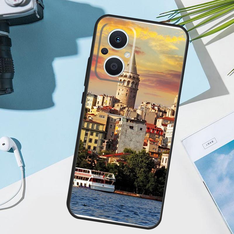 

Turkey Istanbul Scenery Building Cover For OPPO Reno 14 F 13F 12F 11F 10 11 12 13 Pro 7 8 Lite OPPO Find X9 X5 X6 X8 Pro Case OPPO Find X9