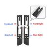 Black Plastic Car Seat Rail Trim Cover Sliding Track Bonnet Front Rear Left Right For BMW G30 G11 G12 F15 F16 5 7 Series X5X6