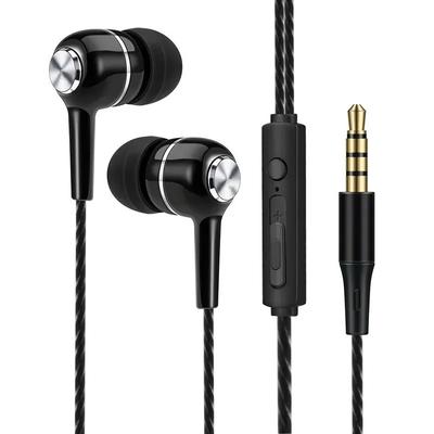 Casque filaire universel pour téléphone portable 3,5 mm avec contrôle filaire, écouteurs stéréo Hi-Fi avec microphone pour Xiaomi Huawei Samsung