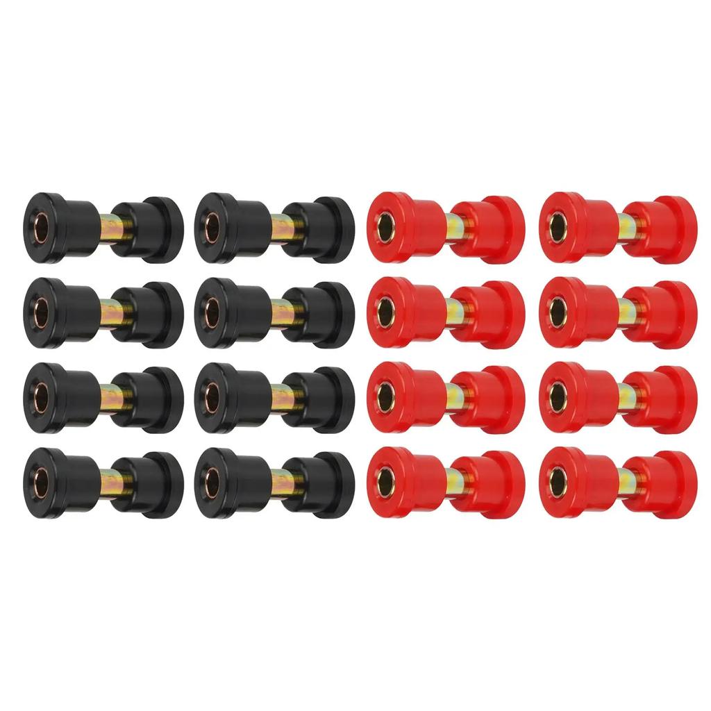 Replacement Suspension Shackle Part Golf Cart Front & Rear Spring Bushing 1012303 1015583 for 1981-Up