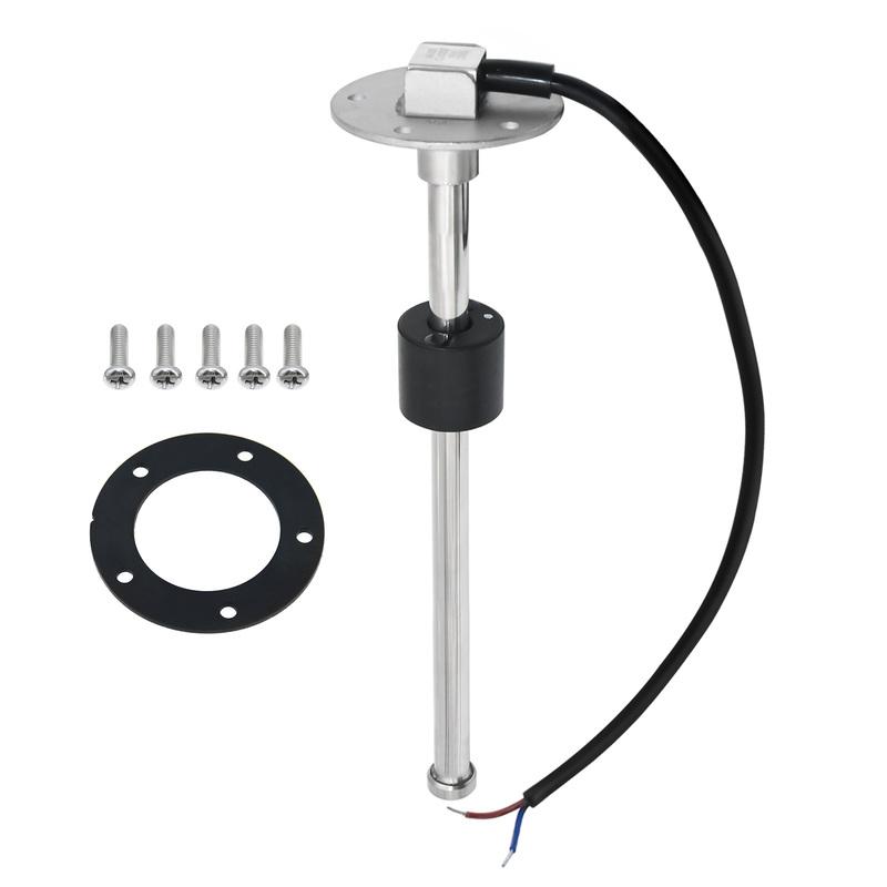 150mm-600mm Water Fuel Level Sensor 0-190Ohm/240-33ohm Sensor for Marine Boat Yacht Car Oil Liquid Tank Fuel Sender Unit Sensors