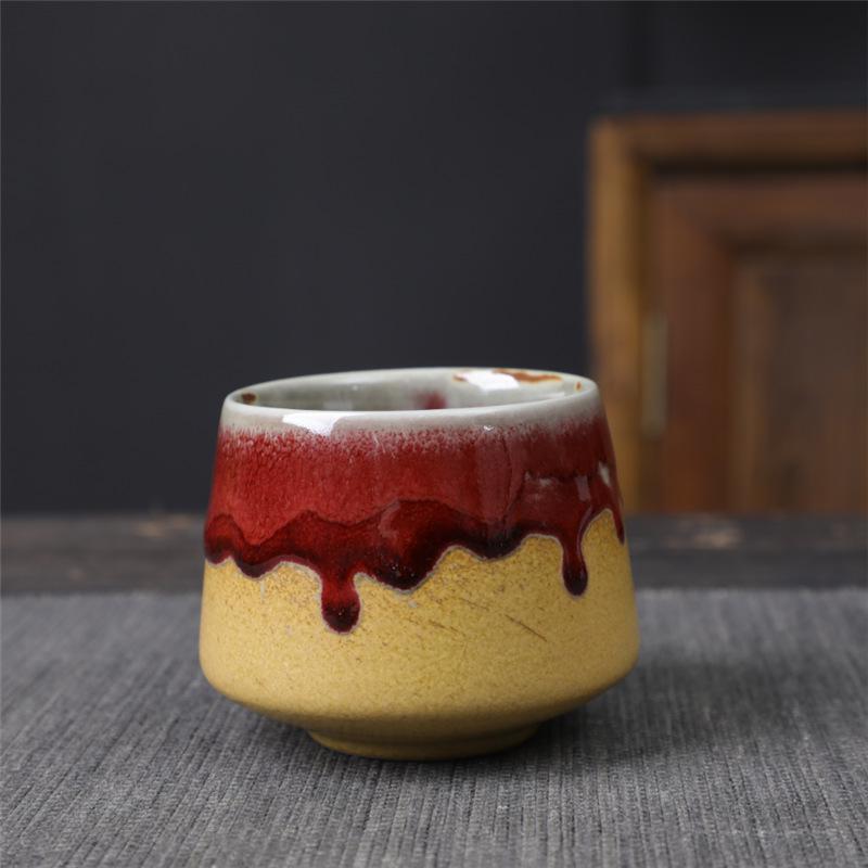 Retro Ceramic Kung Fu Tea Cup: Coarse Pottery Personal Cup for Tea Tasting