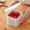Storage Holder Multi-use Double Layer Kitchen Drainage Design Food Holder