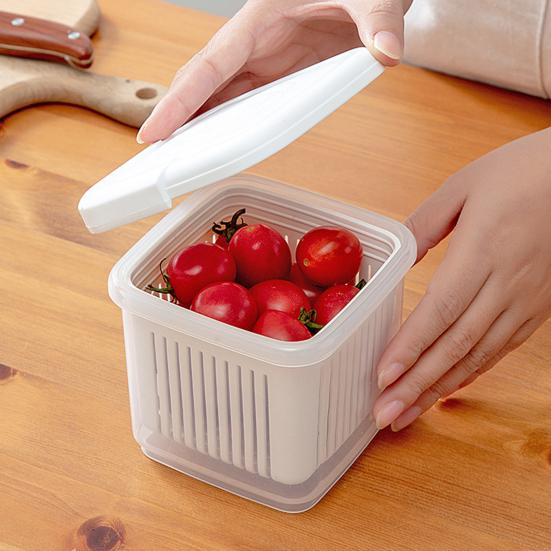 Storage Holder Multi-use Double Layer Kitchen Drainage Design Food Holder