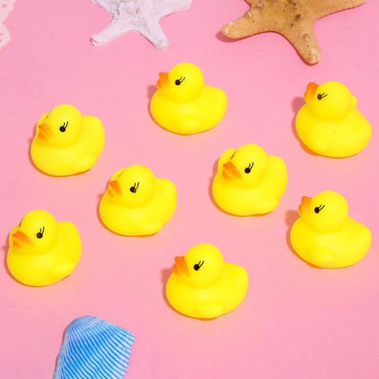 5Pcs Bath Toy Squeaky Duck Baby Water Toy Compact Children Hearing