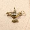 Enamel Tea Pot Lamp Brooch Magic Elegant Aladdin Lamp Brooches Jewelry Accessories Retro Vintage Exotic Pin Wedding Party