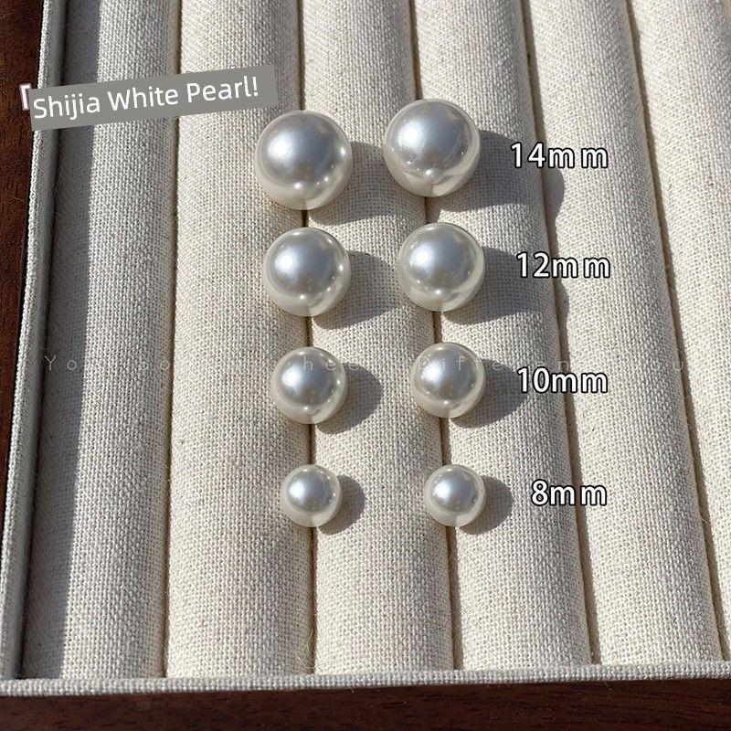 

Accessible Luxury 999 Sterling Silver Shijia Women s Jewelry Pearl 999 silver needle Shi Jia Pearl 8mm (two prices)