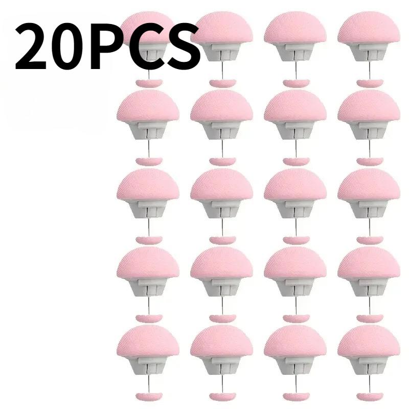 20-1PC Mushroom Quilt Holder Fixator Grippers Non-slip Quilt Blanket Clip One Key To Unlock Blankets Cover Fastener Clip Holder