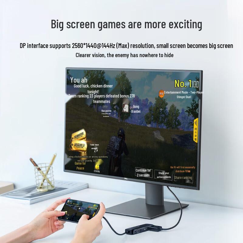 UGREEN Type-C to HDMI/DP/VGA Adapter