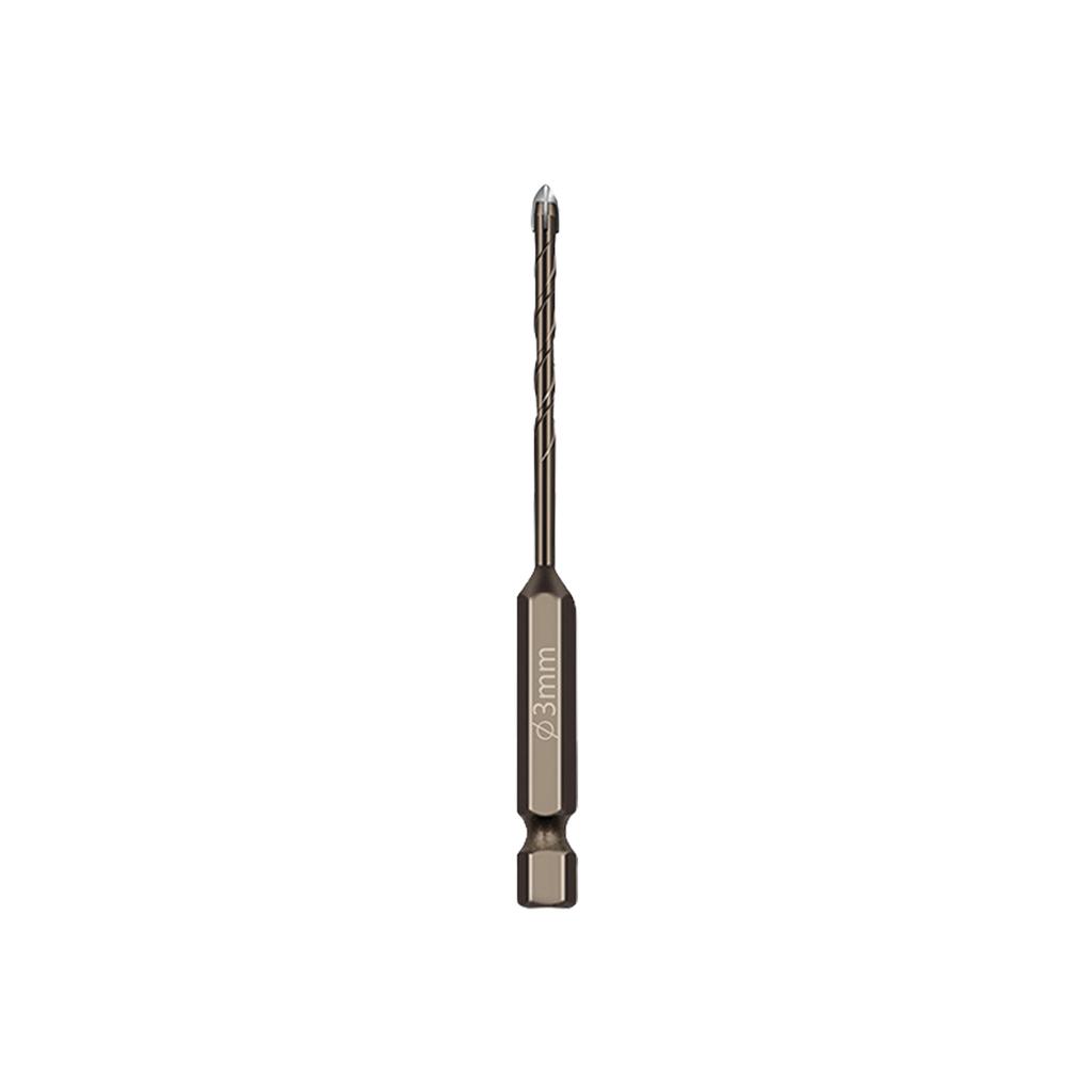 3-12mm Hexagonal Shank Helical Flute Tile Alloy Drill Bit Suitable For Efficient Drilling In Wood Plastic And Thin Metal