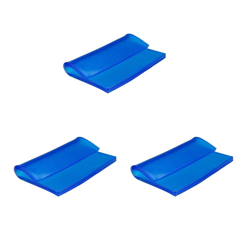 

3Pcs 2CM Blue Motorcycle Universal Seat Cushion Gel Pad Cool Pad Shock Absorption Mat DIY Cut Cushion A