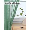 1pc Unique Silver Cross Patterned Sheer Curtain, Curtains for Bedroom, Living Room Kitchen, Window Curtain