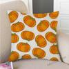 Gold Autumn Fall Pumpkin Harvest Art Thanksgiving Day Decoration Throw Pillow Car Pillow Case Cotton Linen Sofa Cushion Covers