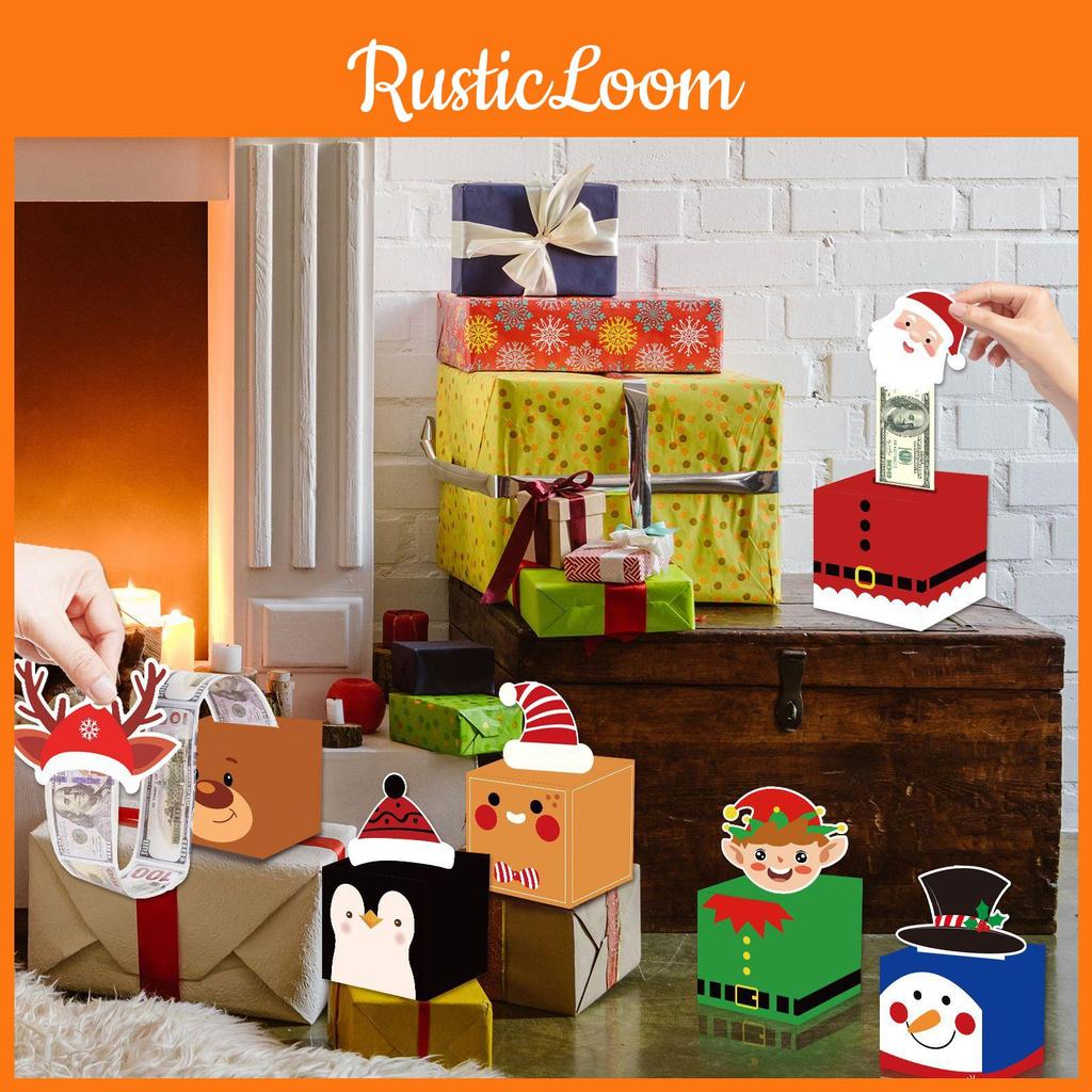 Christmas Holiday Pouch Set With Cash Extraction Feature For Gifting Festive