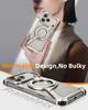 Eary Z Case for iPhone 17 Pro Max Air Phone Case Frameless 360°Rotation Magnetic Stand for Magsafe Shockproof Protective Cover