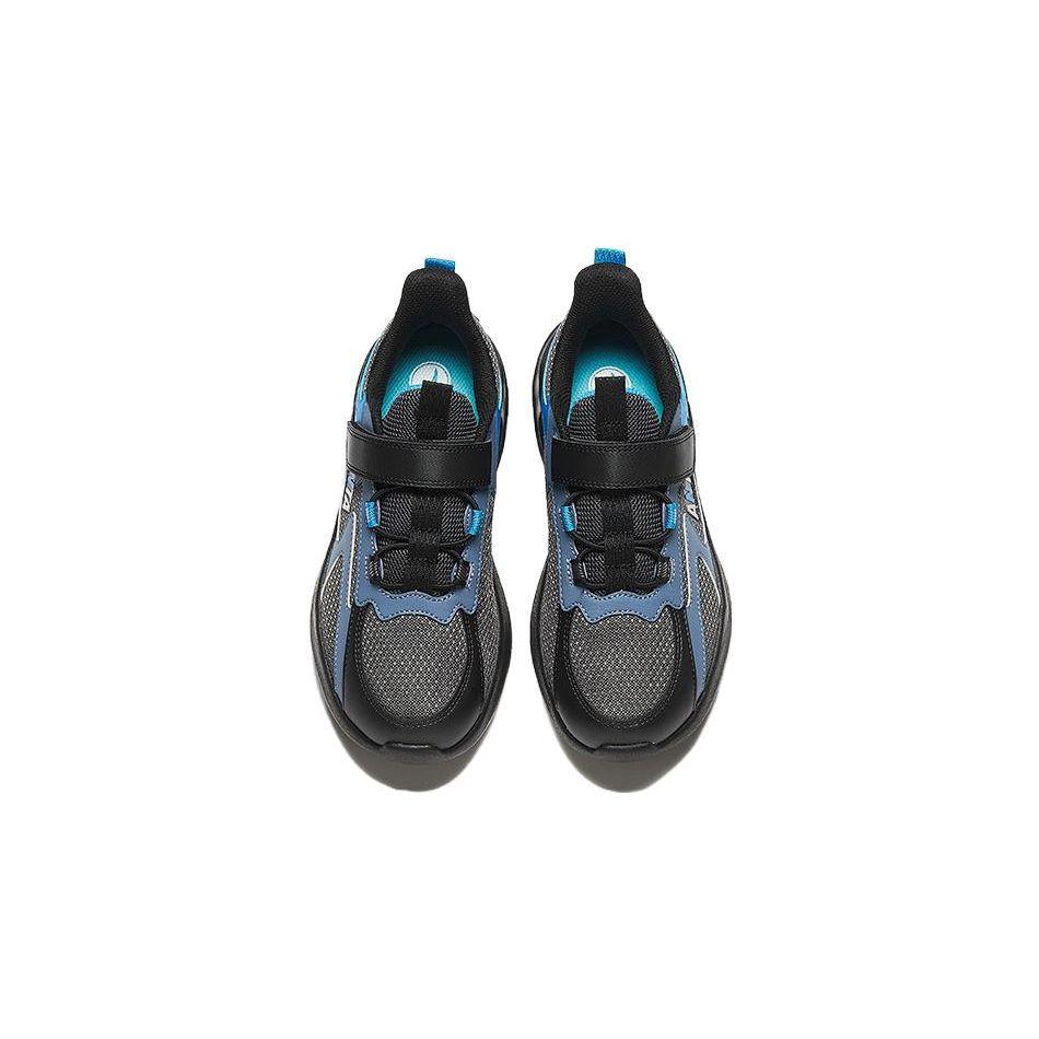 Anta Kids Soft Sole Non-Slip Wear-Resistant Low-Top Running Shoes Kids sneaker Gray Black A312345525-1