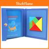 Magnetic Tangram Puzzle With Wooden Material For Childrens Brain Development Education Toy