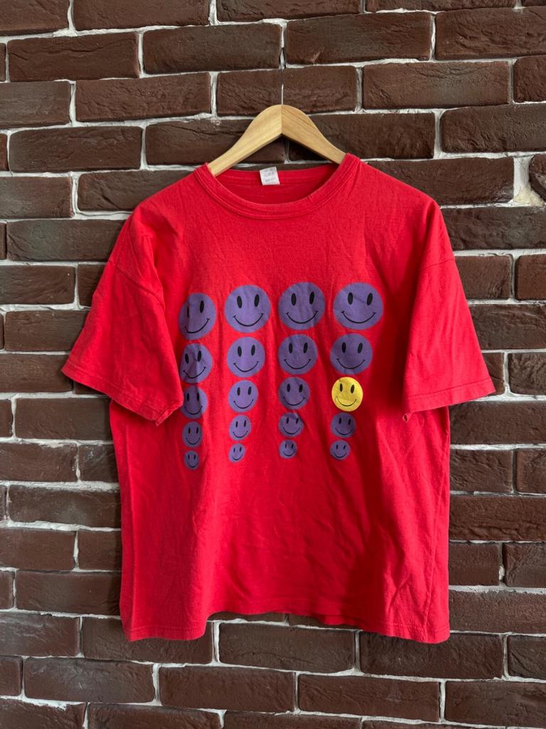 Vintage 80s Acid House Happy Hardcore Smiley Face T Shirt Unisex T-Shirt