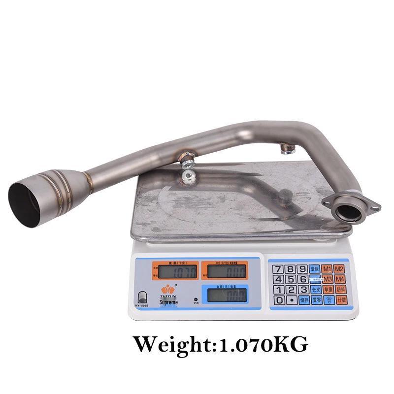 KTM DUKE/ADV/SMC R Exhaust System Stainless Steel Front & Mid Pipe