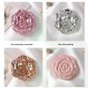 1PCS Portable Mini Mirror Retro Rose Flower Small Pocket Makeup Mirror Double Sided Hand Mirrors Compact Cosmetic Beauty Tool