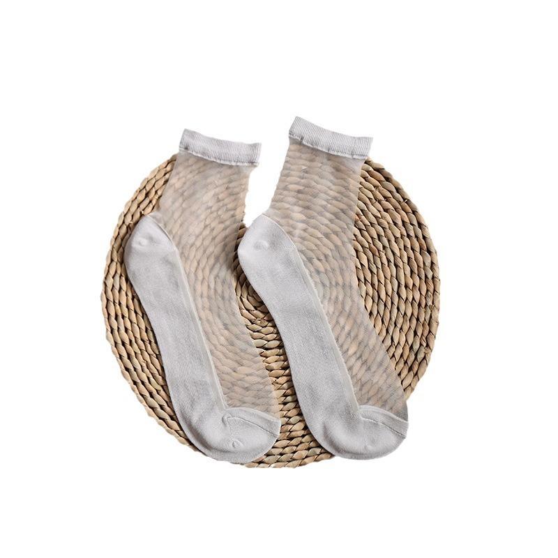 Men's Summer Thin New Leisure Cool Breathable Crystal Stockings
