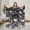 Isagi Yoichi Blue Lock  Blanket Multiple Sizes Soft Fuzzy Plush Manga Throw Blankets for Sofa Couch and Bed
