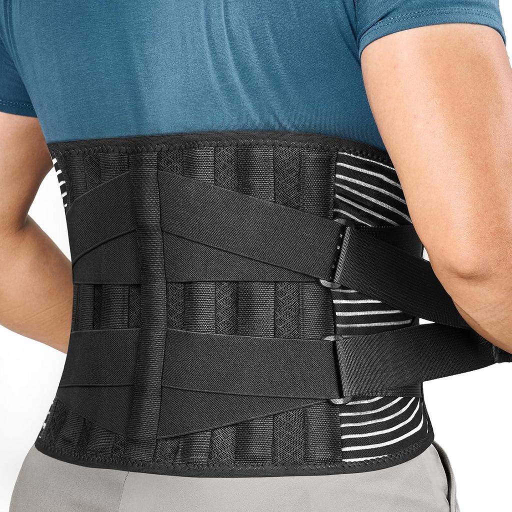 Breathable Lumbar Support Belt for Men and Women - Universal Fit, Pressurized Sports Protection