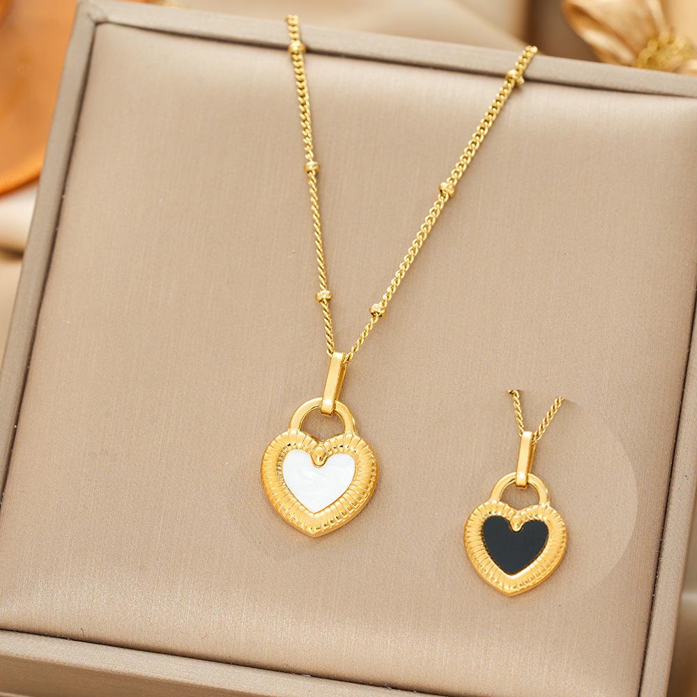 Titanium Steel Necklace For Women Elegant Simple Fashion Zircon Collarbone Chain Light Luxury Niche Jewelry