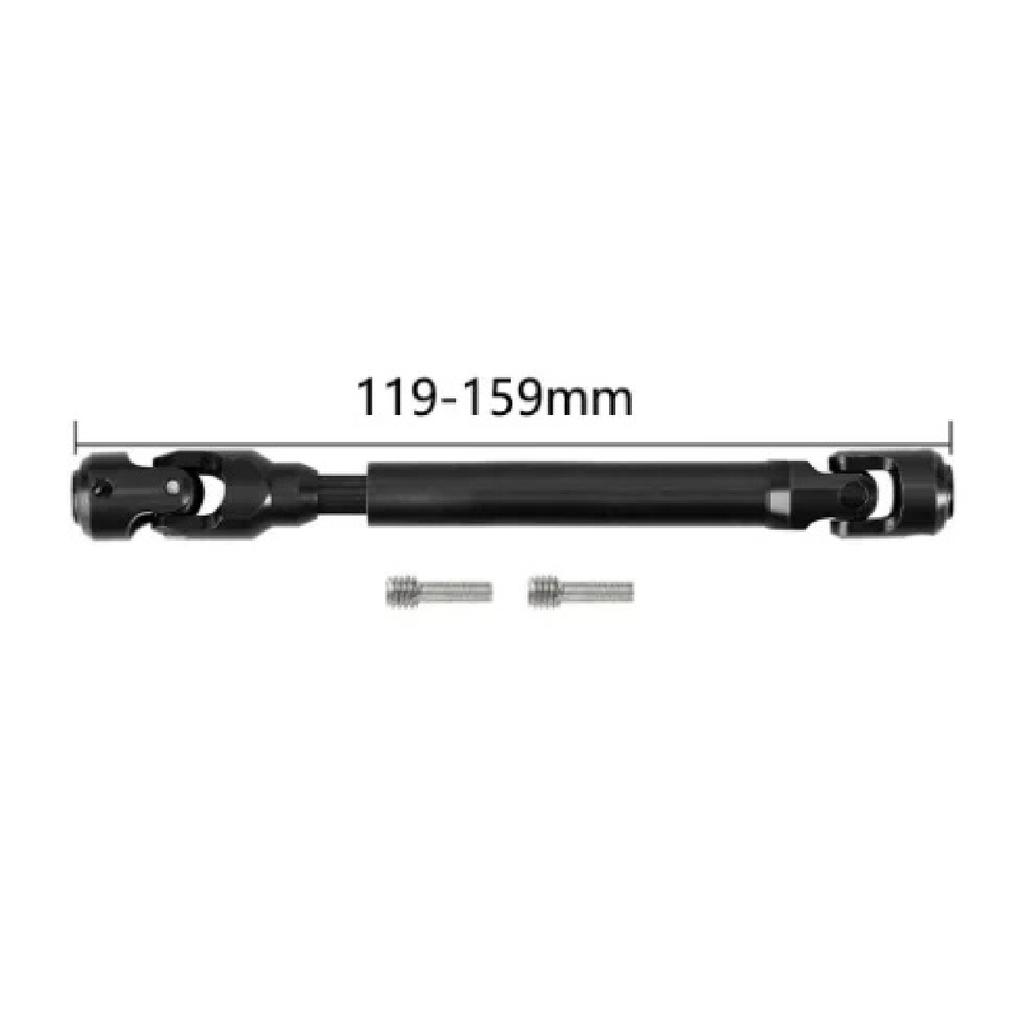 INJORA Steel Heavy-Duty Drive Shaft for 1:10 Rc Car Accessories Crawler Axial SCX10 90046 AXI03007 TRX4 Redcat Gen8 Accessories