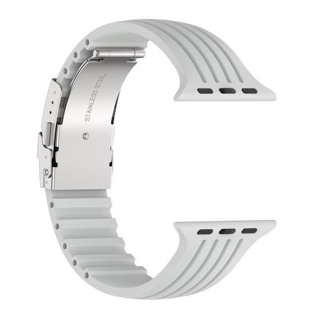 Straps For Apple Watch Ultra 2 Band 44mm 40mm 49mm 45mm 41mm 38 46mm 42mm Silicone Bracelet Correa Iwatch Series 3 6 Se 7 8 9 10