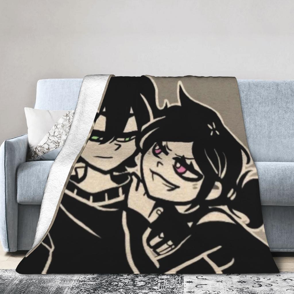 TCOA-The Coffin Of A-Andy And Leyley Warm Comfy Blankets For Bedroom Casual Bedding Throws Autumn Picnic Flannel Bedspread