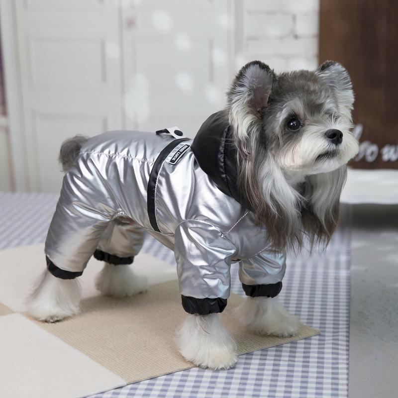 10PC/Lot Winter Small Dog Jumpsuit Thick Warm Pet Dog Clothes Waterproof Dogs Down Jacket Chihuahua Coat Outfits