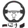 Carbon Fiber Steering Wheel Suede with Red Stitching Fit for Nissan 370z 2009-2020
