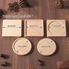 Wooden Coasters for Drinks Bottom for Drinking Cup Tea Coasters for Coffee Bottom for Pussy Cup Coaster Wood